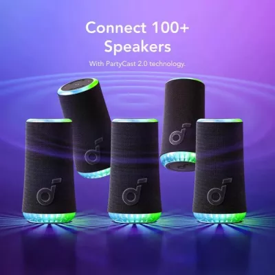 Altoparlant Bluetooth portativ Anker Soundcore Glow A3166G11 30W 360° IP67, i zi