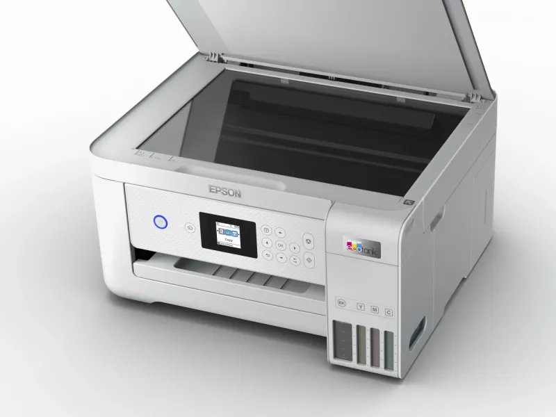 Printer multifunksional Epson EcoTank ET-2856, Wi-Fi, A4, i bardhë thumbnail 3