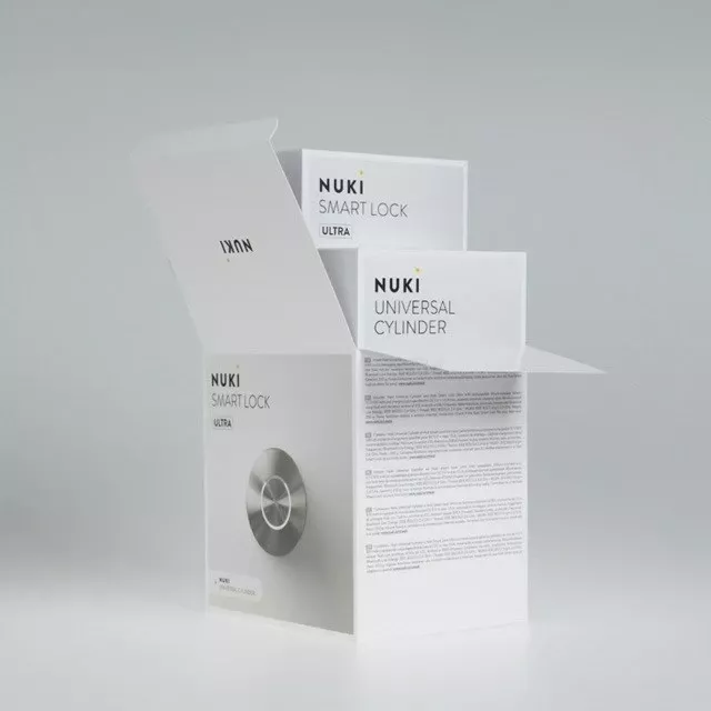 Bravë inteligjente Nuki Smart Lock ULTRA, wireless, argjendtë