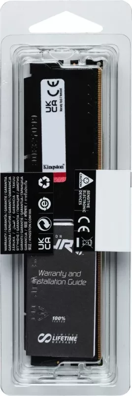  Memorie RAM  Kingston FURY Beast, 5600MT/s DDR5 CL40, 16GB , e zezë