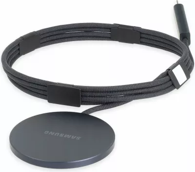 Karikues wireless magnetik Samsung EP-P2900BB 25W Qi2, kabllo USB-C 1.5 m, i zi