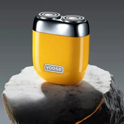 Makinë rroje Yoose Mini 2.0, USB-C, IPX7, 8000 rpm, e verdhë, set me çantë dhe kabllo