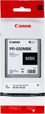 Kasetë boje Canon PFI-030MBK (3488C001) 55 ml mat e zezë