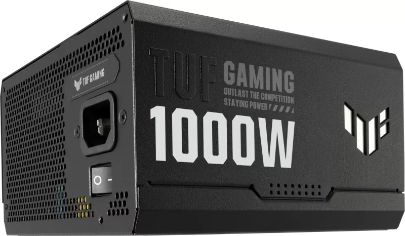 Kasë energjie ASUS TUF Gaming 1000W, 80 PLUS Gold, plotësisht modulare, e zezë