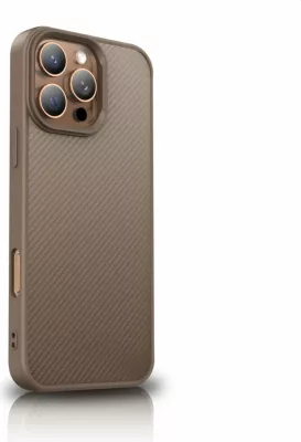Mbështjellës Wozinsky Carbon Fiber me MagSafe për Samsung Galaxy S25+, Kafe