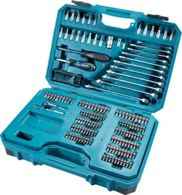 Set veglash Makita E-10883, 221 copë, me zgjatues dhe çelësa