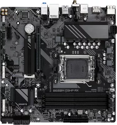 Pllakë amë Gigabyte B650M D3HP AX, Socket AM5, DDR5, WiFi 6E, 2.5GbE LAN