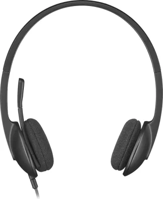 Kufje Logitech H340, USB, stereo, me mikrofon, Black