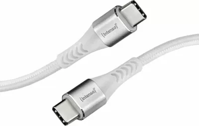 kabllo USB-C në USB-C Intenso C315C 1.5m 60W e bardhë