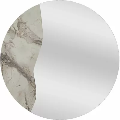 Pasqyrë dekorative, ngjyrë mermeri, Skye Decor, Oula, 60x60cm