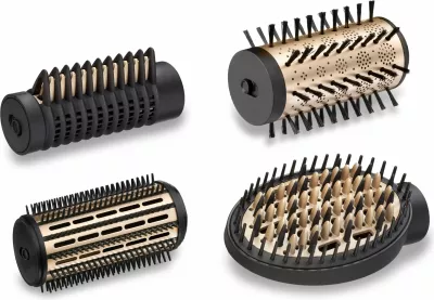 Furçë elektrike për flokë BaByliss AS970E me aksesorë, e zezë
