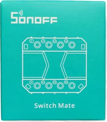 Smart Switch SONOFF S-MATE2 (S-MATE), eWeLink-Remote, 3V bateri, 50m kontroll lokal, 16A, i bardhë