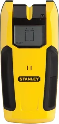 Detektor muri Stanley S200 STHT0-77406, zbulon dru/metal 19 mm, kabllo elektrike 51 mm, verdhë/zi