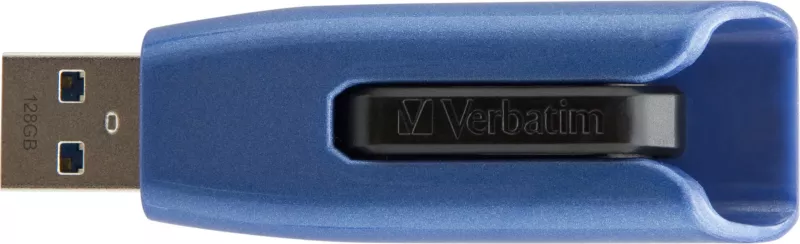 USB Verbatim V3 MAX 128GB, USB 3.2, slide, kaltër