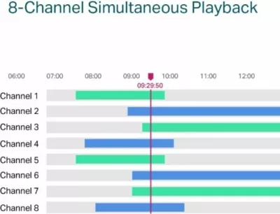 Regjistrues video rrjeti (NVR) TP-LINK VIGI NVR1008H-8P, 8-kanal, PoE+, 4K HDMI, deri 10TB, i zi