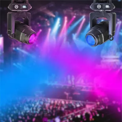 Kokë lëvizëse LED hibride LIGHT4ME Venom Hybrid 450 CMY 450W, Spot/Beam, Zoom 3-30°, DMX 26ch, e zezë
