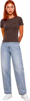 Maicë për femra Guess Active CHARA SS TEE V6YI02 K4259, kafe [Madhësia: XS]
