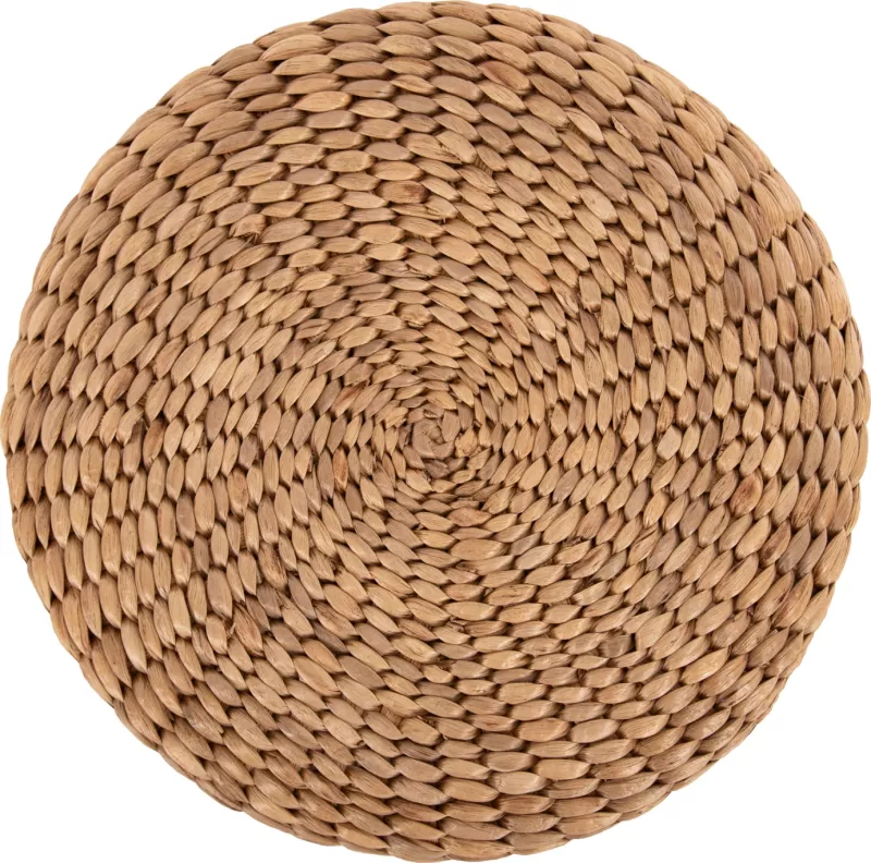 Karrige për bar JIM FH7824 dru tik ngjyrë natyrale-sedilje e mat Φ43x43Hcm