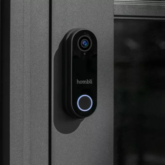 Zile e mençur Hombli Smart Doorbell Pack, e zezë, e bardhë, IP65, 2-way