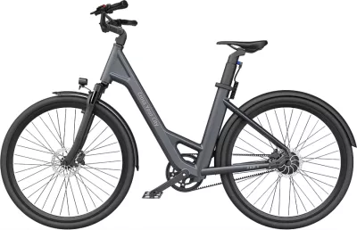 Biçikletë elektrike city ADO Air 28 28" 250W 36V 9.6Ah, deri 100 km, gri
