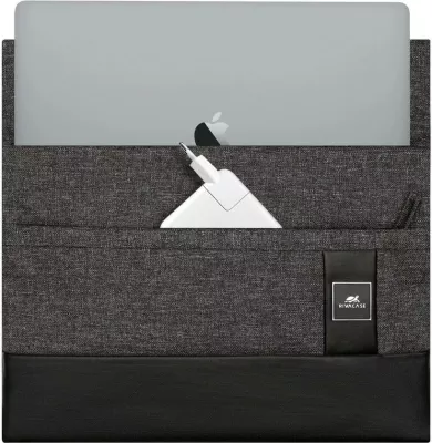 Mbështjellës RIVACASE Lantau 8802 për MacBook Pro 13.3", e zezë