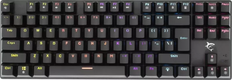 Tastierë mekanike White Shark Commandos GK-2106, RGB, wireless, English (US), e zezë
