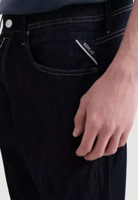 Xhinse për meshkuj Replay Regular Slim M1008J.000.785 150, denim i errët [Madhësia: W34 L32]
