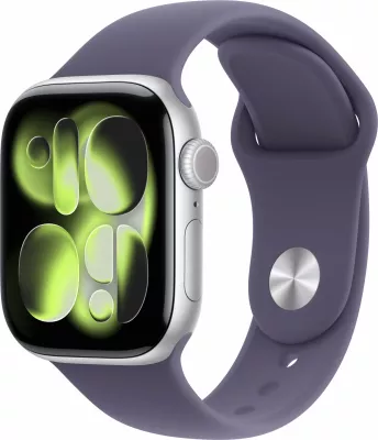 Smartwatch Apple Watch S11, alumini 42mm, rrip sportiv vjollcë S/M