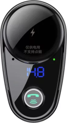 Transmetues FM për veturë Baseus S-06 me Bluetooth/USB, i zi