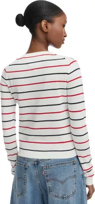 Xhemper kardigan për femra Tommy Hilfiger Jeans DW0DW20976, i bardhë [Madhësia: XS]