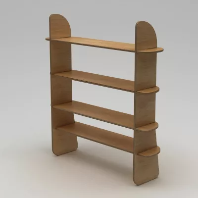 Raft librash Skye Decor, natyral, Scala-2