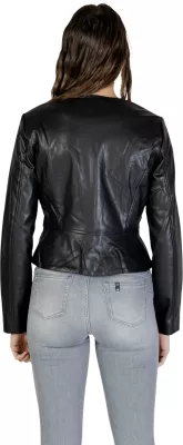 Jakne biker për femra Jacqueline de Yong Jdymisty Otw Sie 15353991, e zezë [Madhësia: XL]