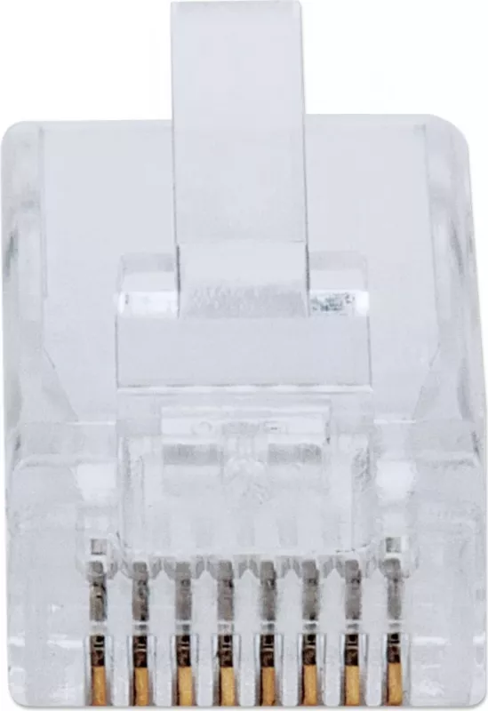 Pin Intellinet 791090 RJ45 Cat6 UTP, 100 copë, transparent