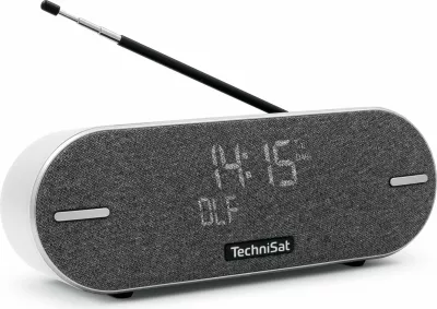 Radio digjitale TechniSat DigitRadio BT 2, Bluetooth, DAB+, FM, gri e hapur