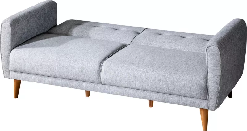 Divan-krevat treshe, Atelier del Sofa, Aria, ngjyrë gri