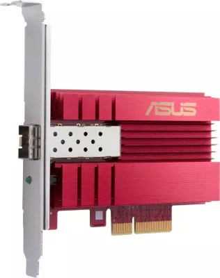 Kartë rrjeti ASUS XG-C100F, PCI Express, 10Gbps, Fiber, e kuqe