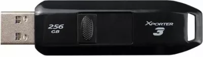 USB memorje Patriot Xporter 3 256GB USB 3.2 Gen 1 80MB/s e zezë