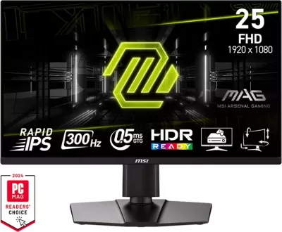 Monitor gaming MSI MAG 255PXF, 24.5", Full HD, 300 Hz, Rapid IPS, i zi