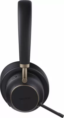 Kufje Yealink BH76 Plus me qëndrim karikimi UC USB-C/A e zezë