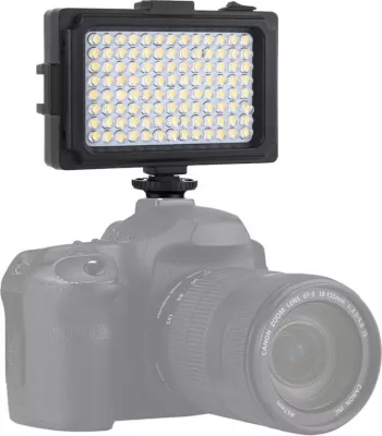Llambë LED Puluz PU4096 për kamera ose smartphone, 860 lumen, e zezë