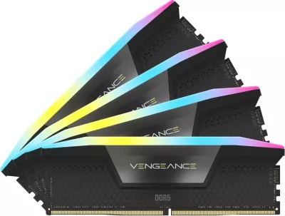 RAM Memorje Corsair Vengeance RGB 192GB (4x48GB) DDR5 5200MHz, e zezë