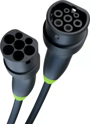 Kabëll karikimi për vetura elektrike Green Cell EVKABGC03, 5 m, i zi