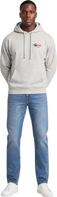 Duks me kapuç Tommy Hilfiger Jeans DM0DM22680 për meshkuj, i hirtë [Madhësia: XS]
