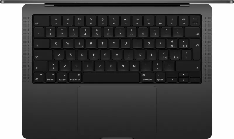 Apple MacBook Pro 14", M4 Pro-12 core, 24GB, 512GB SSD, 16 Core-GPU, Space Black (QWERTZ Germany Layout)