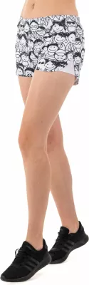 Shorce femrash sportive Colour Pleasure CP-020 137, XS-S, zi e bardhë