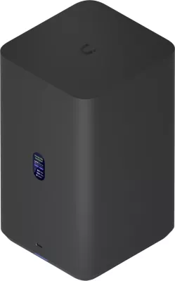NAS Ubiquiti UniFi UNAS-2-B-EU, 2x 3.5\" bay, 2.5GbE, USB-C, me adapter PoE++ i përfshirë, e zezë