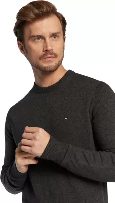 Xhemper për meshkuj Tommy Hilfiger MW0MW28046, gri e errët [Madhësia: S]