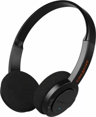 Kufje Creative Sound Blaster JAM V2 (51EF0950AA000), Bluetooth 5.0, on-ear, me mikrofon, ANC, 22 orë, të zeza