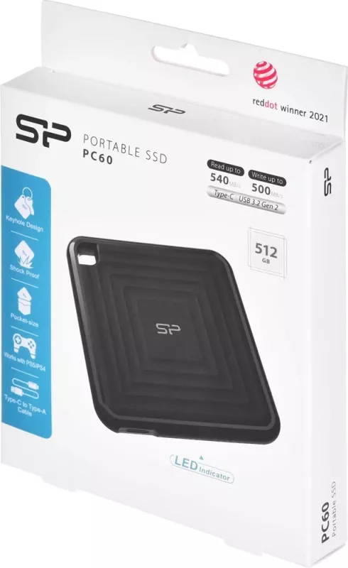 SSD Silicon Power PC60 512 GB, E zezë