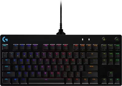 Tastierë gaming, Logitech, G Pro 920-009389, TKL me layout GER, me ndriçim RGB, e zezë